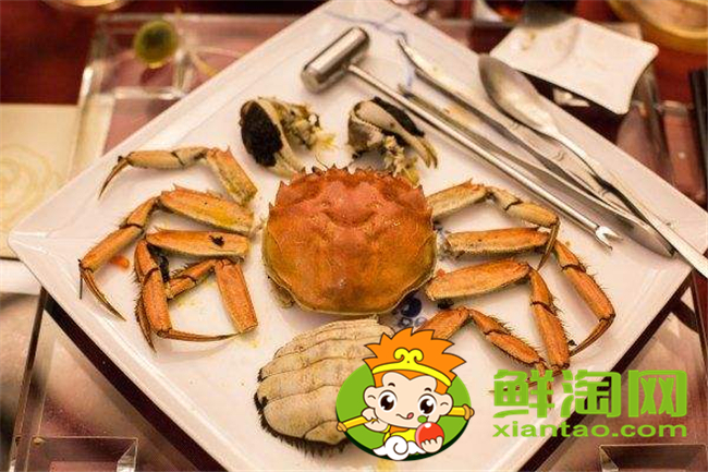 大闸蟹怎么吃新手，大闸蟹不能吃的部位图