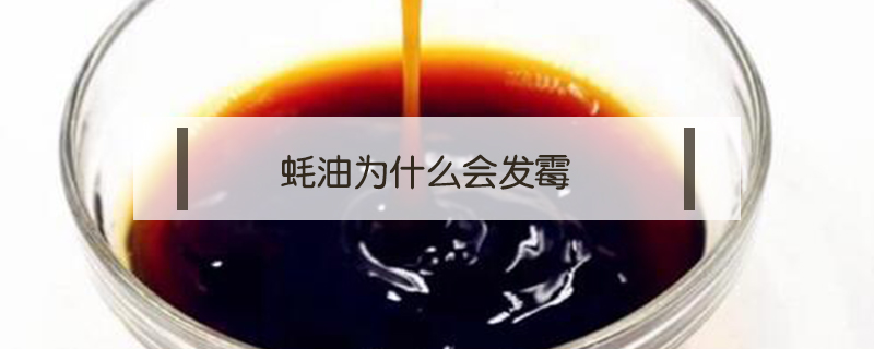 蚝油为什么会发霉